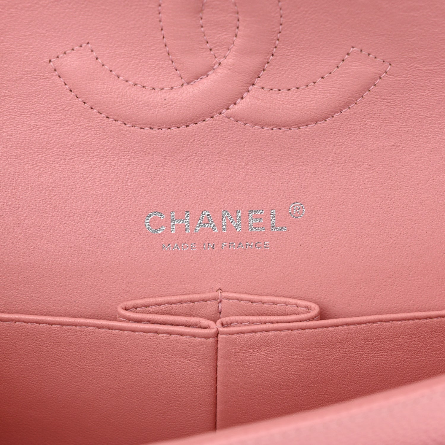 Chanel Caviar Quilted Medium Double Flap Pink 6 of 15