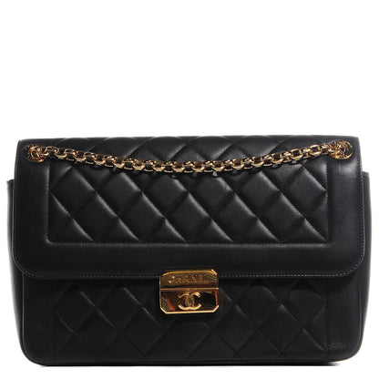 Chanel Lambskin Quilted Large Chic With Me Flap Black 1 of 9