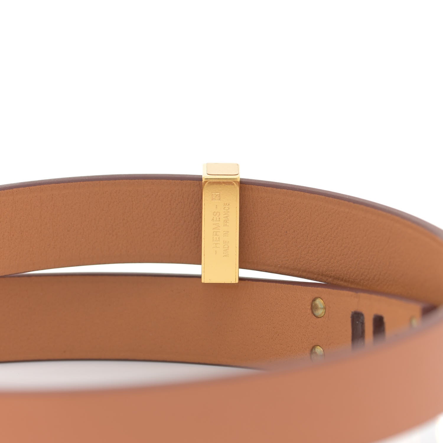 Hermes Swift Mini Dog Double Tour Bracelet T4 Gold 4 of 7