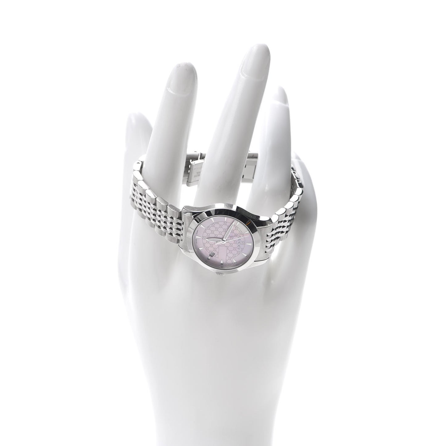 Stainless Steel Pink Mother of Pearl 27mm G-Timeless Quartz Watch