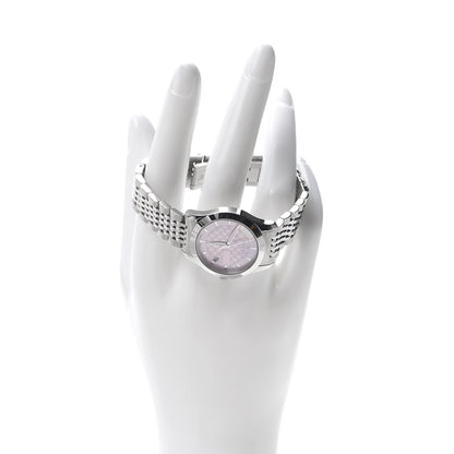 Gucci Stainless Steel Pink Mother of Pearl 27mm G-Timeless Quartz Watch 2 of 7
