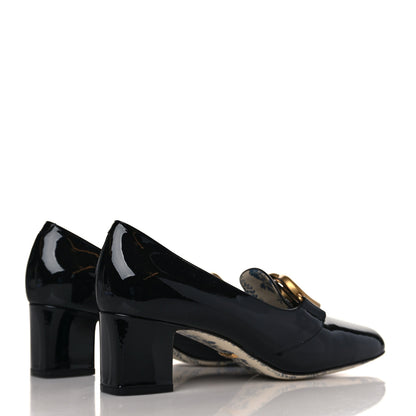 Gucci Vernice GG Victoire 55mm Loafer Pumps 39.5 Black 4 of 8