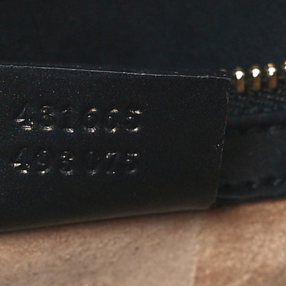 Gucci Guccissima Medium Sylvie Top Handle Bag Black Pink 7 of 9