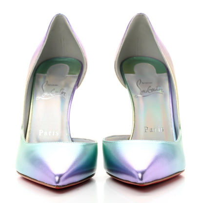 Christian Louboutin Iridescent Nappa Lam Licorne Iriza 100 Pumps 37.5 Multicolor 2 of 7