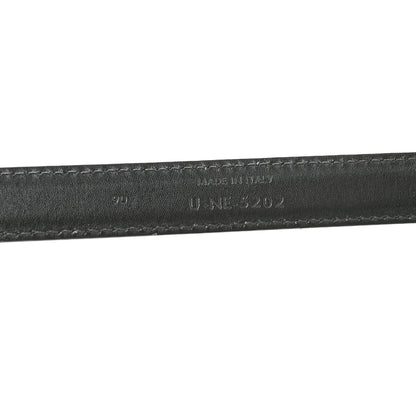 Celine Box Calfskin Medium 25mm Triomphe Belt 90 36 Black 6 of 6