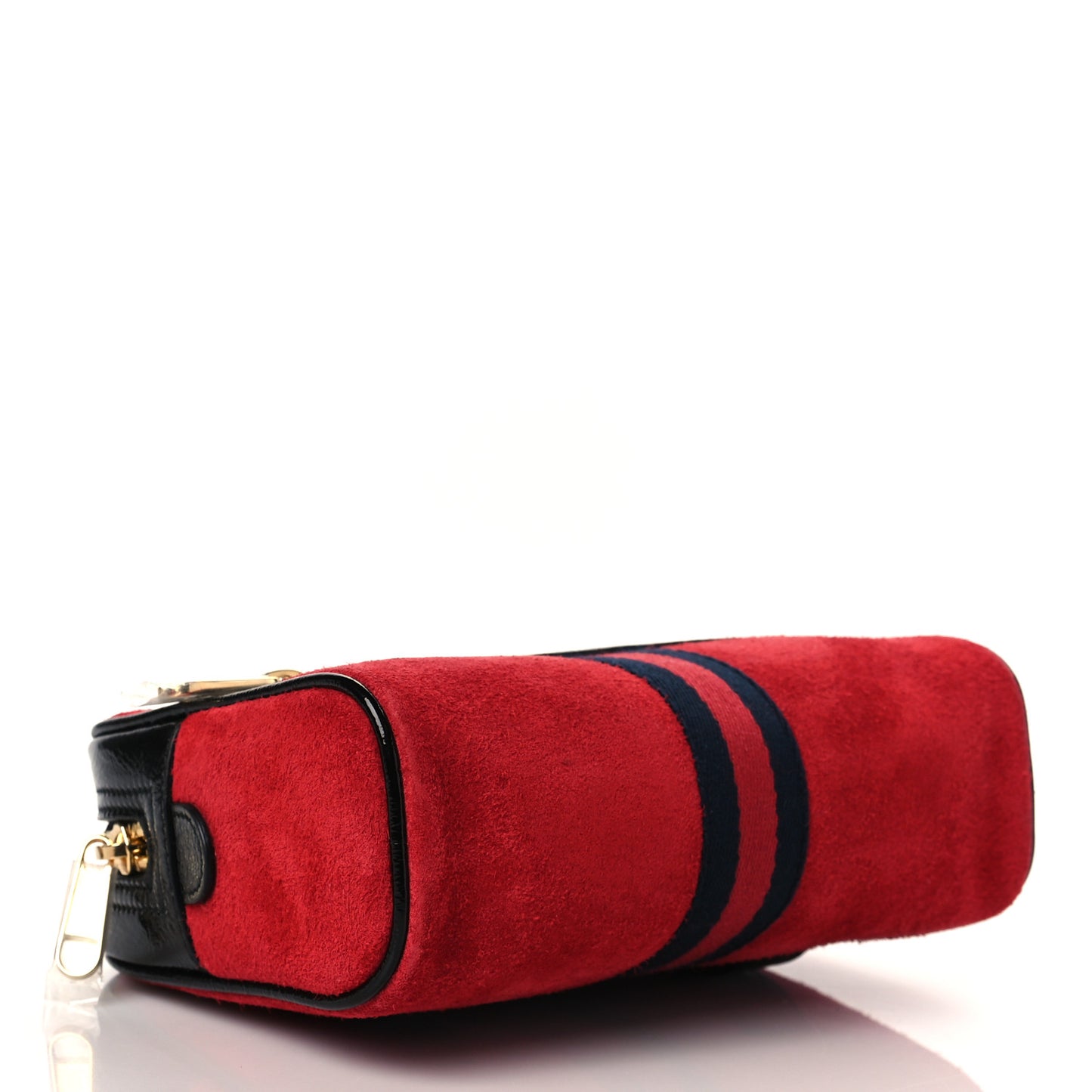 Suede Small Ophidia Belt Bag 85 34 Hibiscus Red