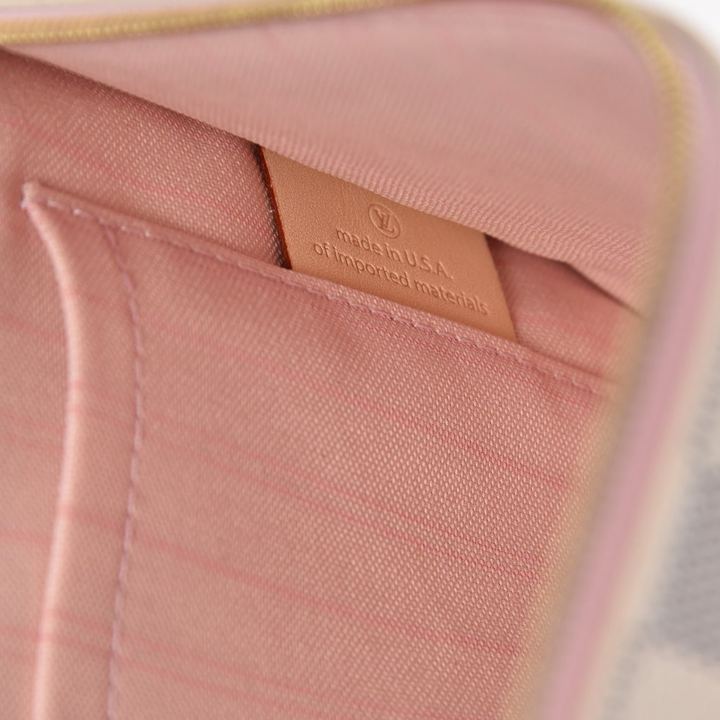 Damier Azur Neverfull MM GM Pochette Rose Ballerine