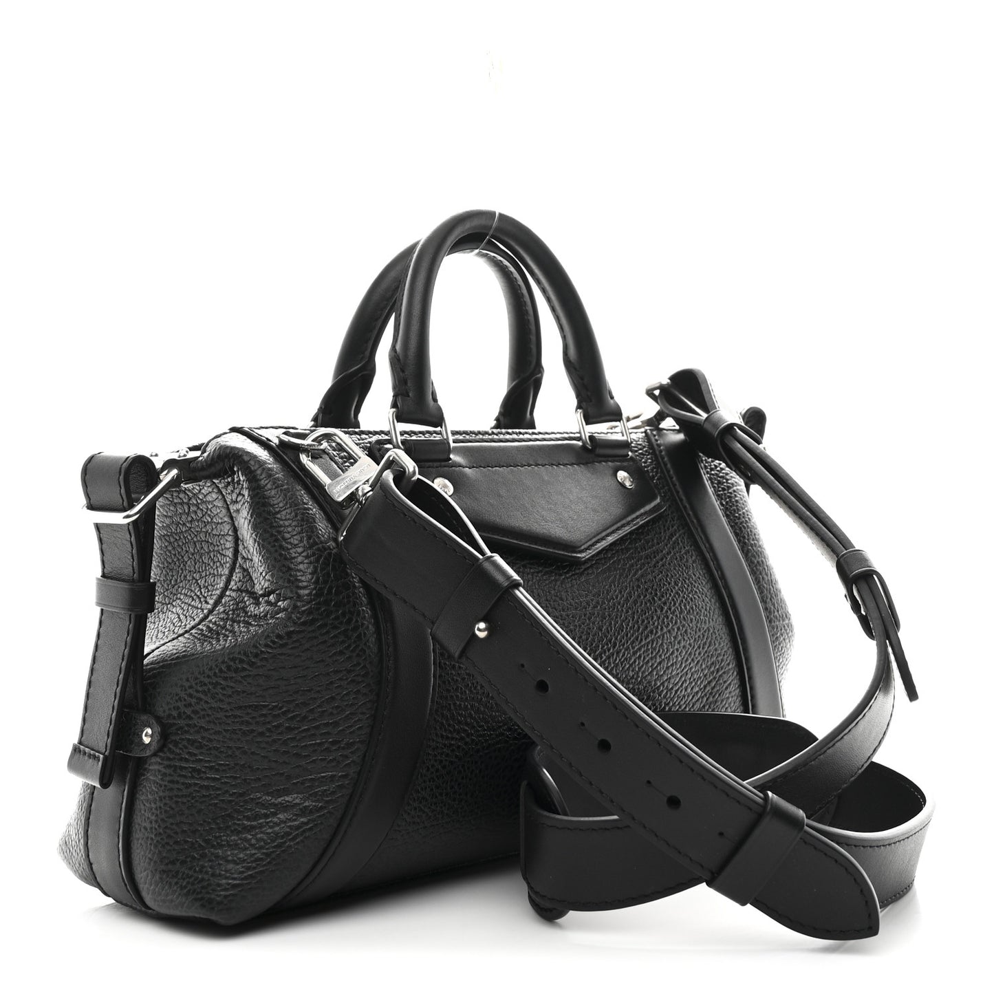 Pixel Lambskin LV Biker PM Black