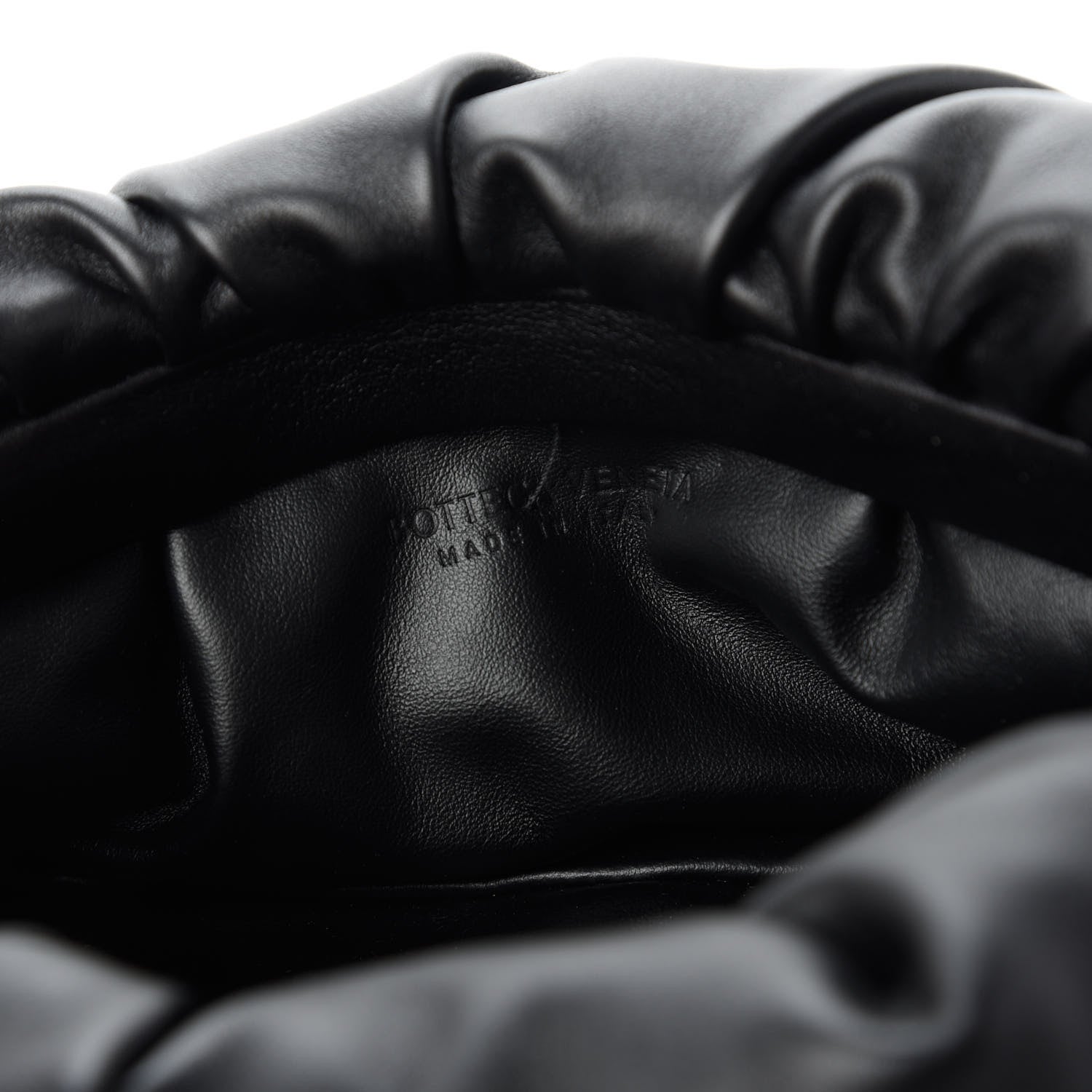 Bottega Veneta Calfskin The Pouch Chain Black 11 of 13