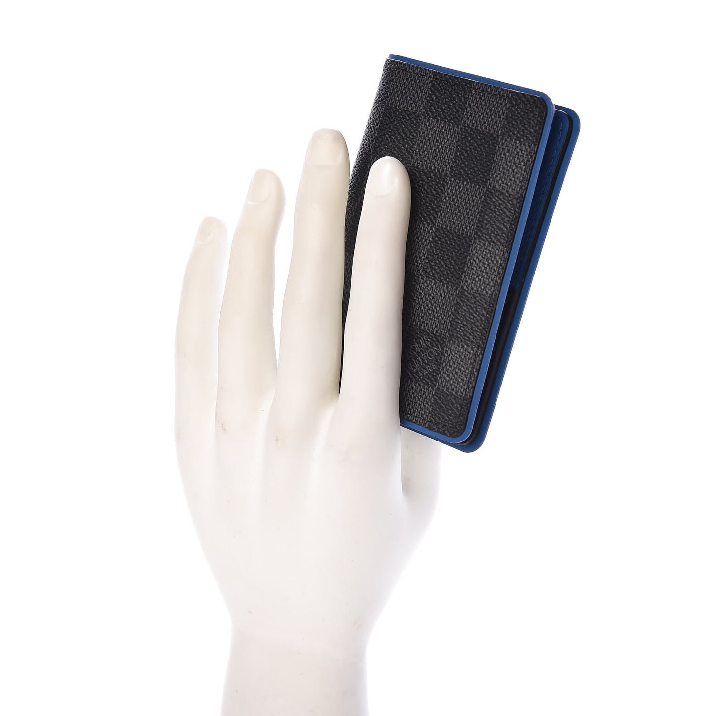 Damier Graphite Pocket Organizer Blue