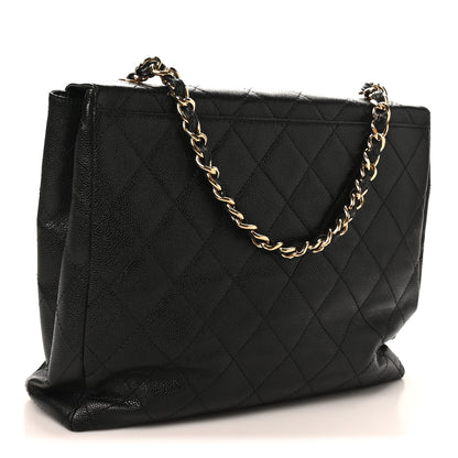 Chanel Caviar Quilted Single Flap Black 3 of 10