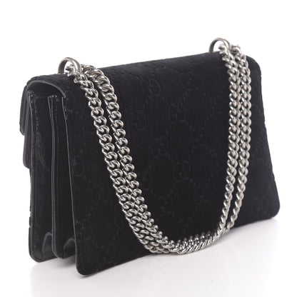 Gucci Velvet GG Monogram Small Dionysus Shoulder Bag Black 3 of 10