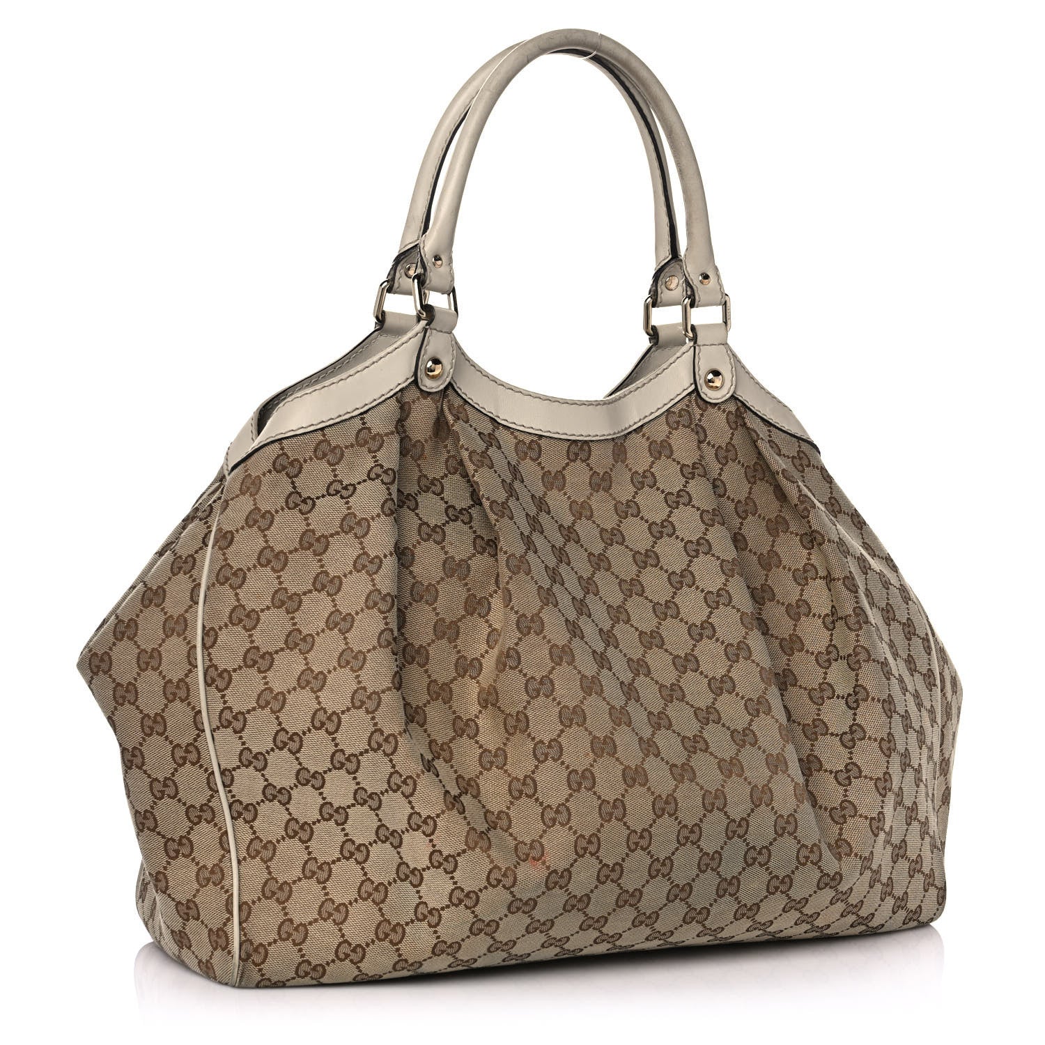 Gucci Monogram Large Sukey Tote Off White 3 of 13