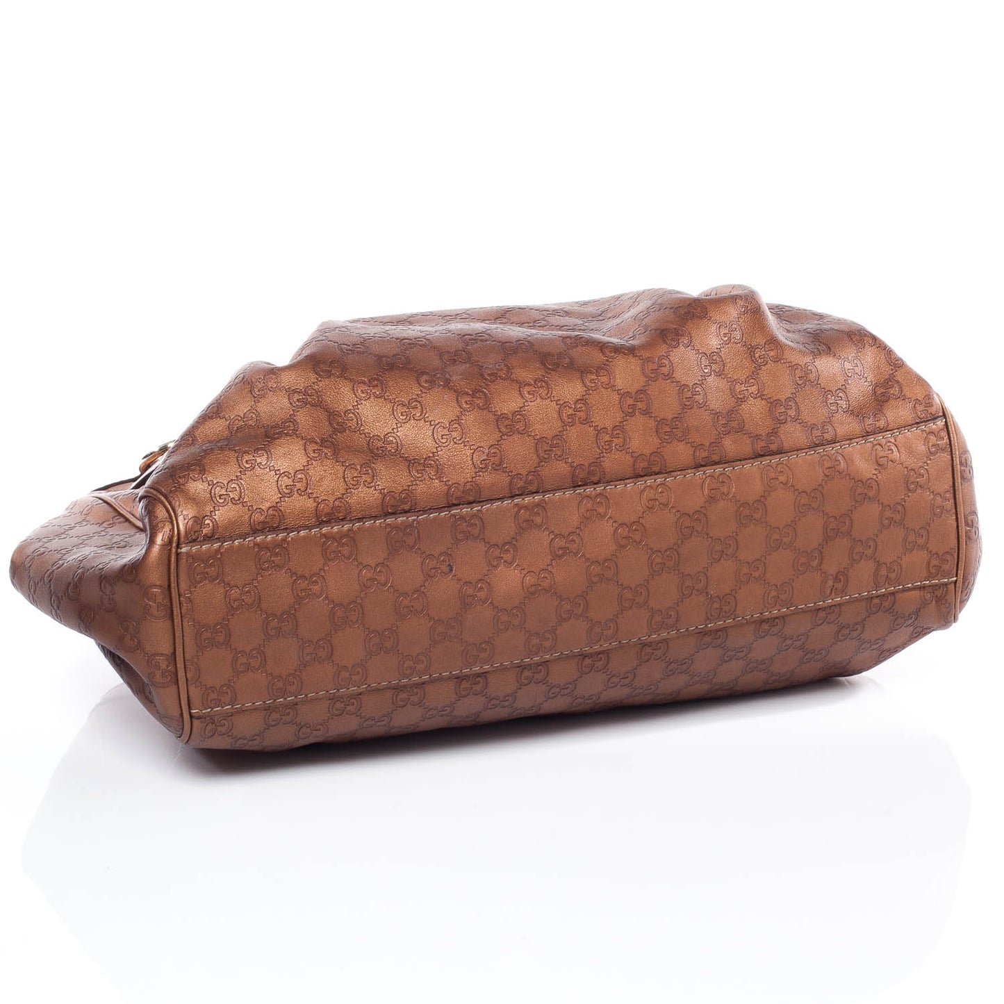 Guccissima Large Sukey Tote Bronze