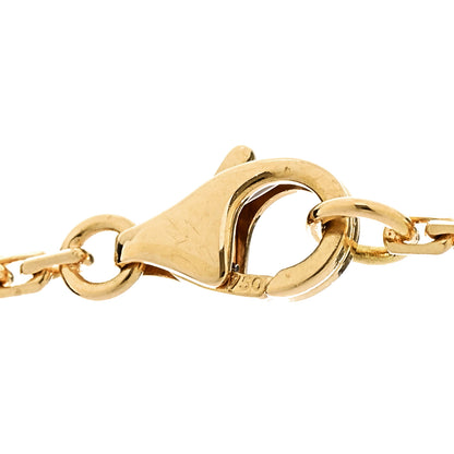 Cartier 18K Yellow Gold Diamond Interlocking LOVE Necklace 7 of 8