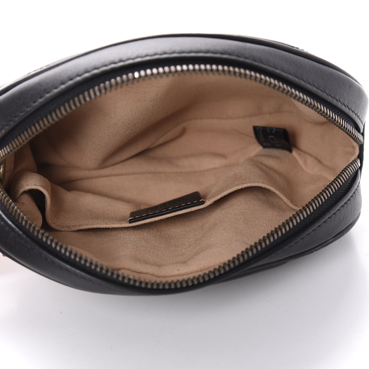Calfskin Matelasse GG Marmont Belt Bag 75 30 Black