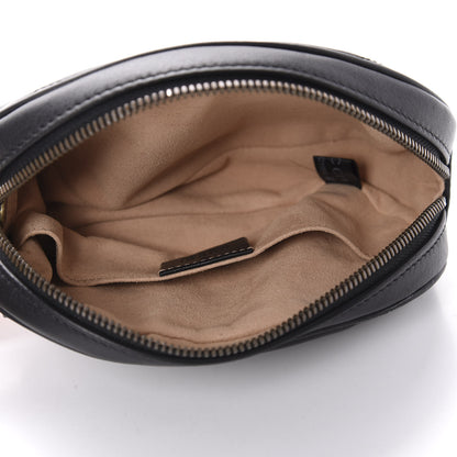 Gucci Calfskin Matelasse GG Marmont Belt Bag 75 30 Black 5 of 11