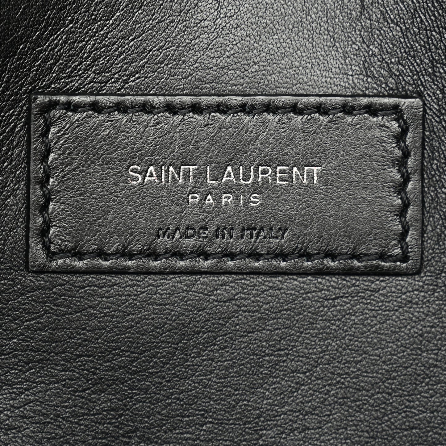 Grain De Poudre Medium West Hollywood Monogram Fold-Over Black