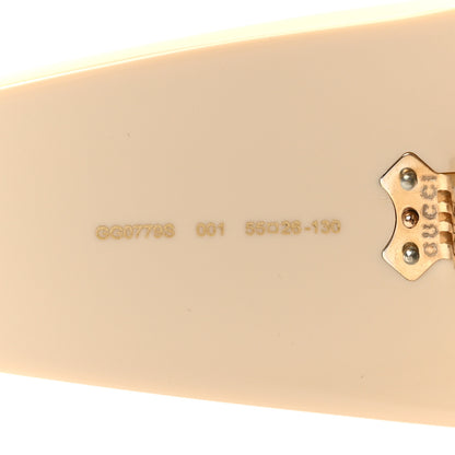 Gucci Acetate Round Sunglasses GG0779S Ivory 6 of 6