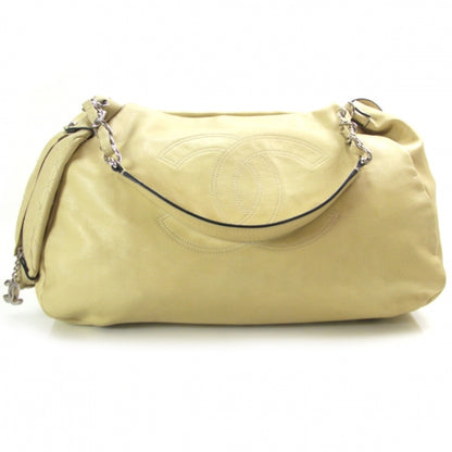 Chanel Lambskin Edgy Large Hobo Beige 1 of 14