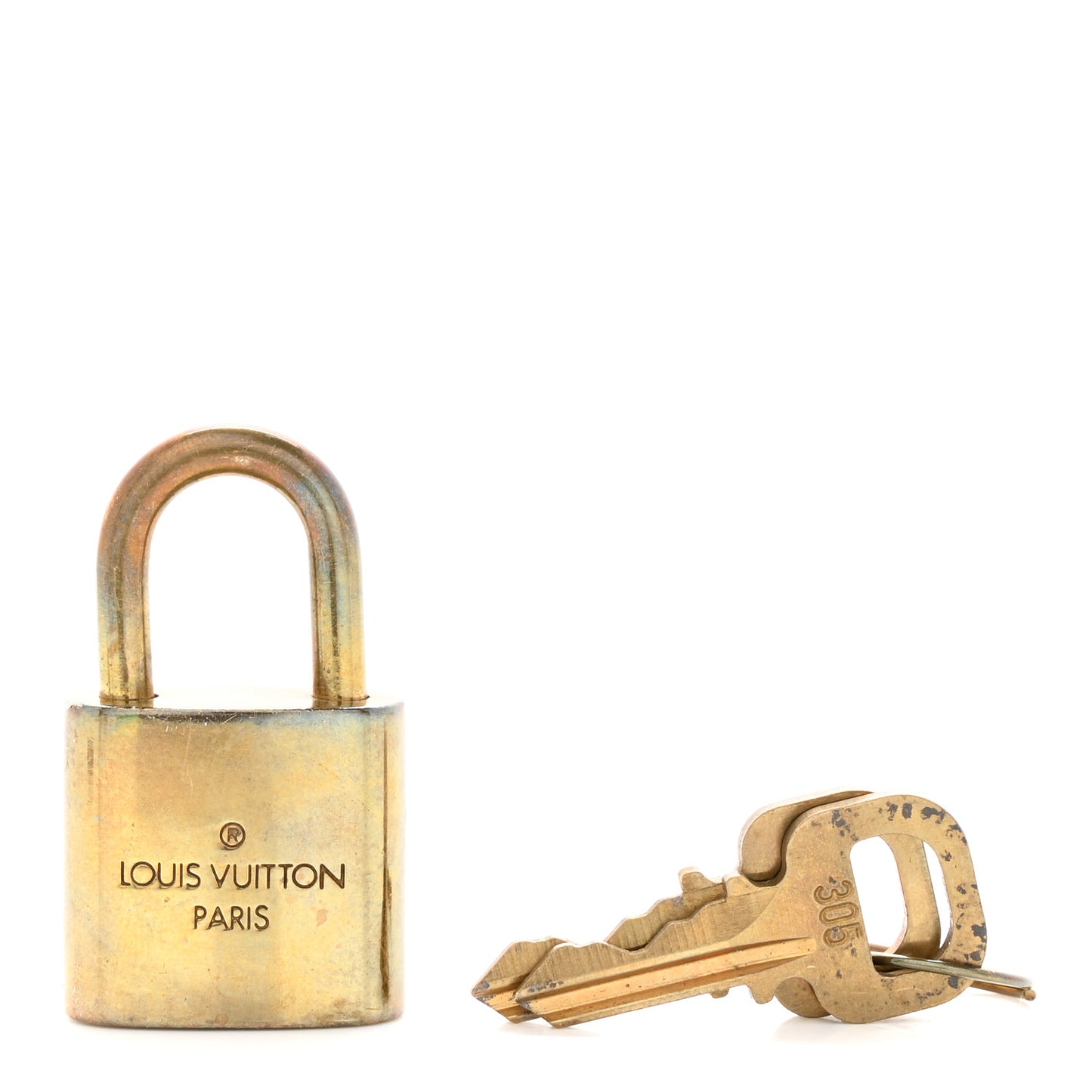 Brass Lock and Key Set #305