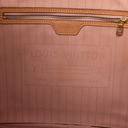 Louis Vuitton Damier Azur Neo Neverfull MM Rose Ballerine 9 of 20