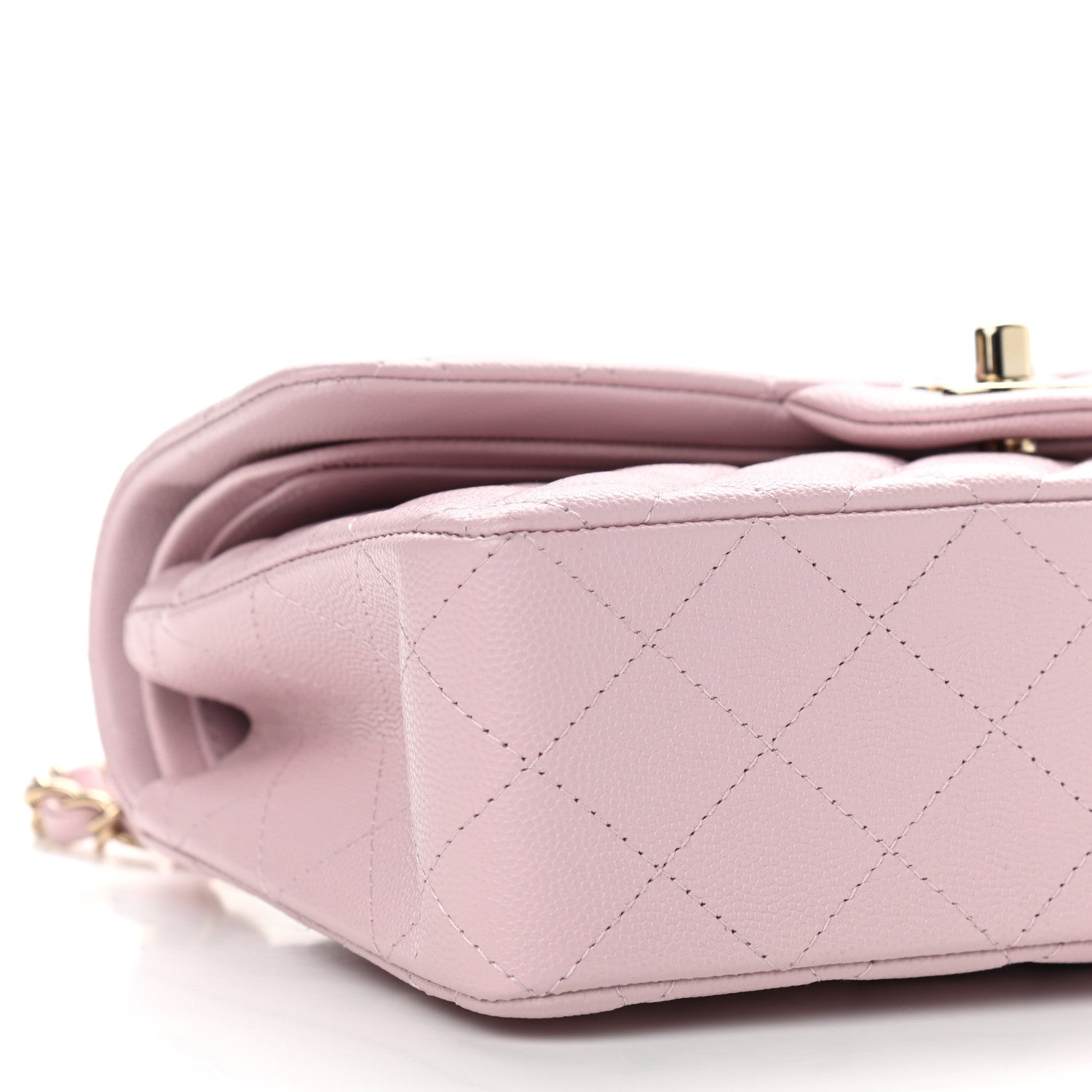Chanel Caviar Quilted Small Double Flap Light Pink 9 of 10