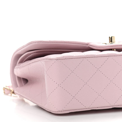 Chanel Caviar Quilted Small Double Flap Light Pink 9 of 10