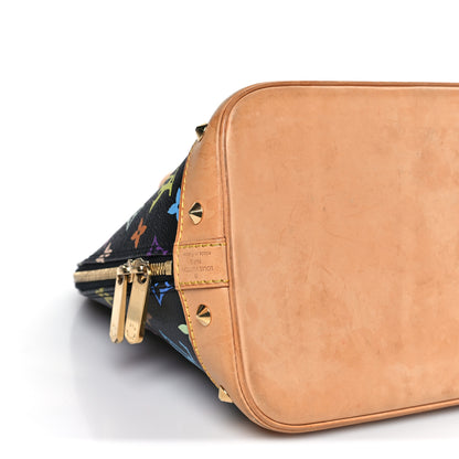 Louis Vuitton Monogram Multicolor Alma Black 8 of 10