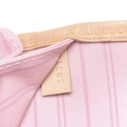 Louis Vuitton Damier Azur Neo Neverfull MM Rose Ballerine 10 of 15
