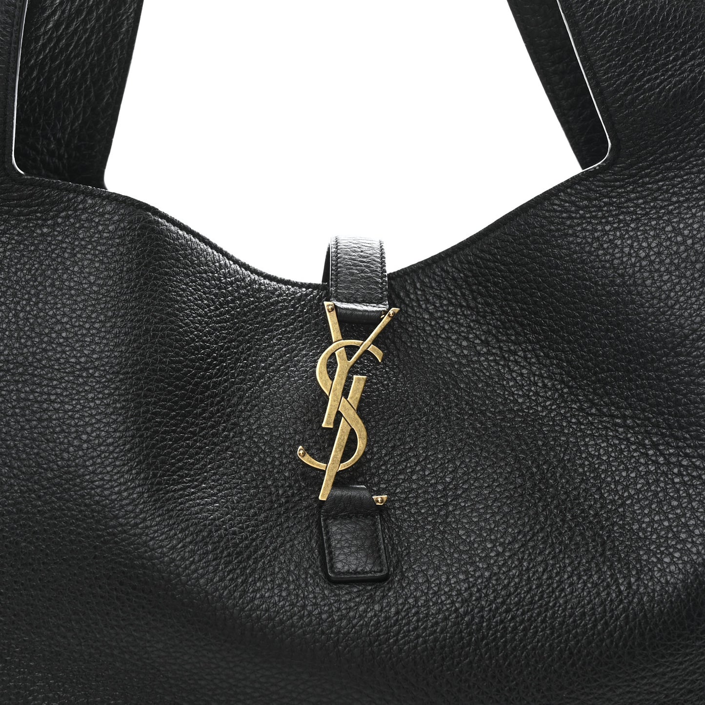 Grained Deerskin Bea Tote Black