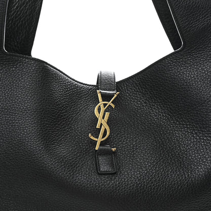 Saint Laurent Grained Deerskin Bea Tote Black 7 of 9