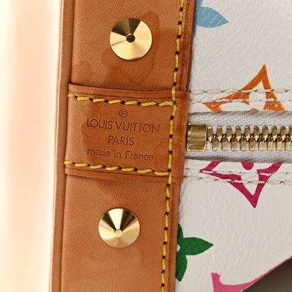Louis Vuitton Monogram Multicolor Alma White 9 of 10