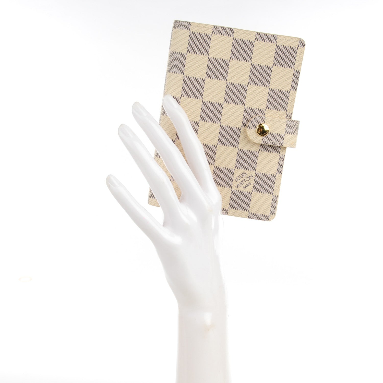 Louis Vuitton Damier Azur Small Ring Agenda Cover 2 of 7