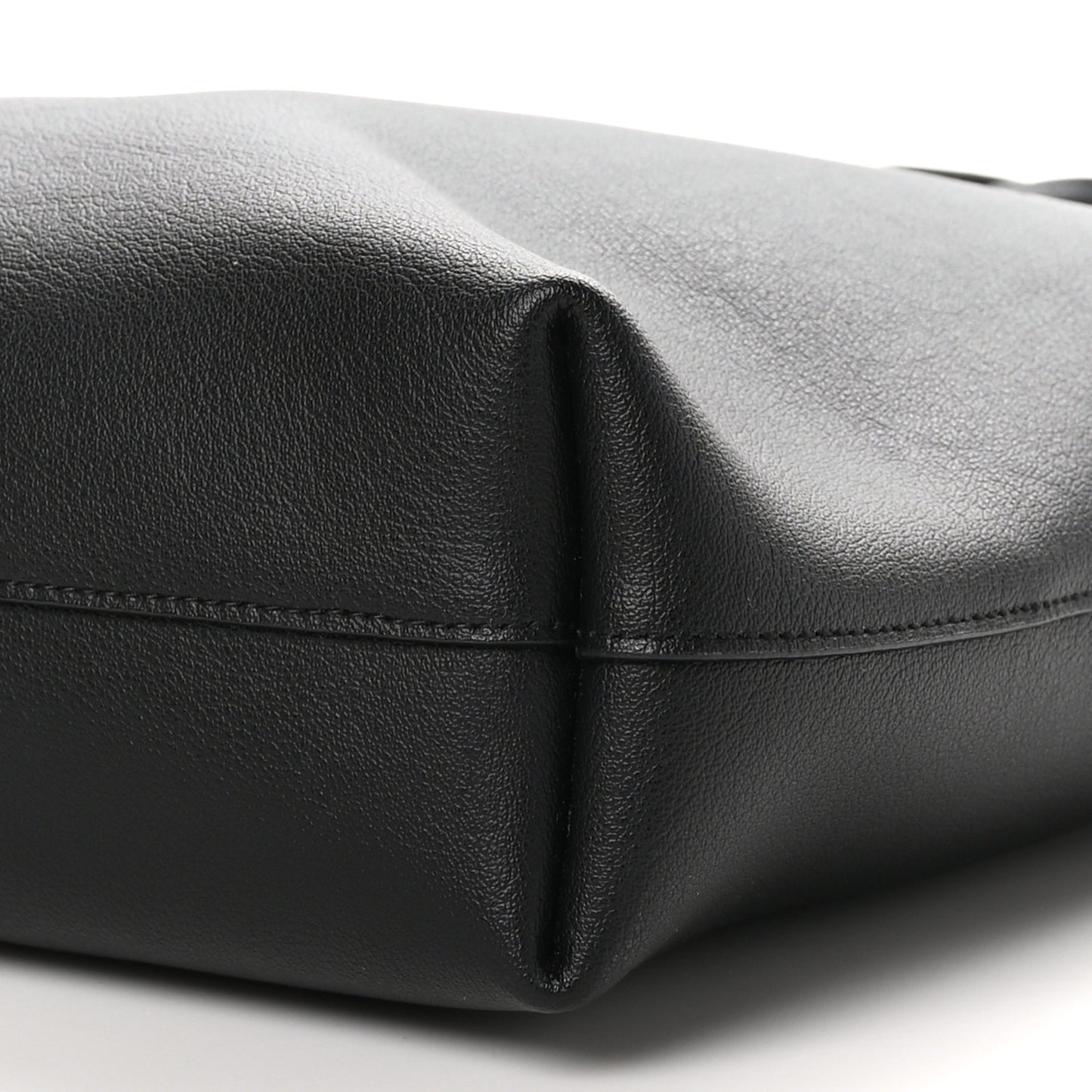 Calfskin Toy Shopping Tote Black