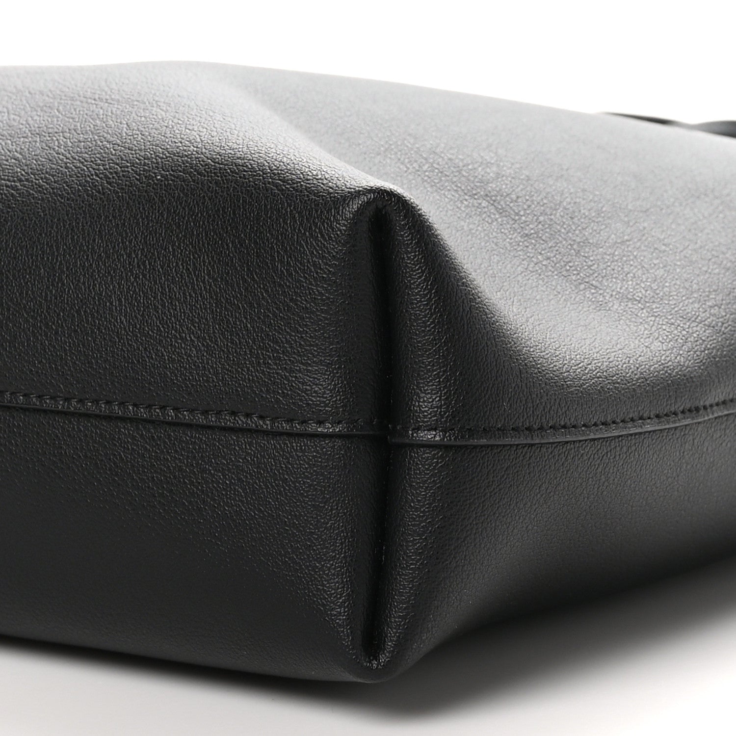 Saint Laurent Calfskin Toy Shopping Tote Black 9 of 9