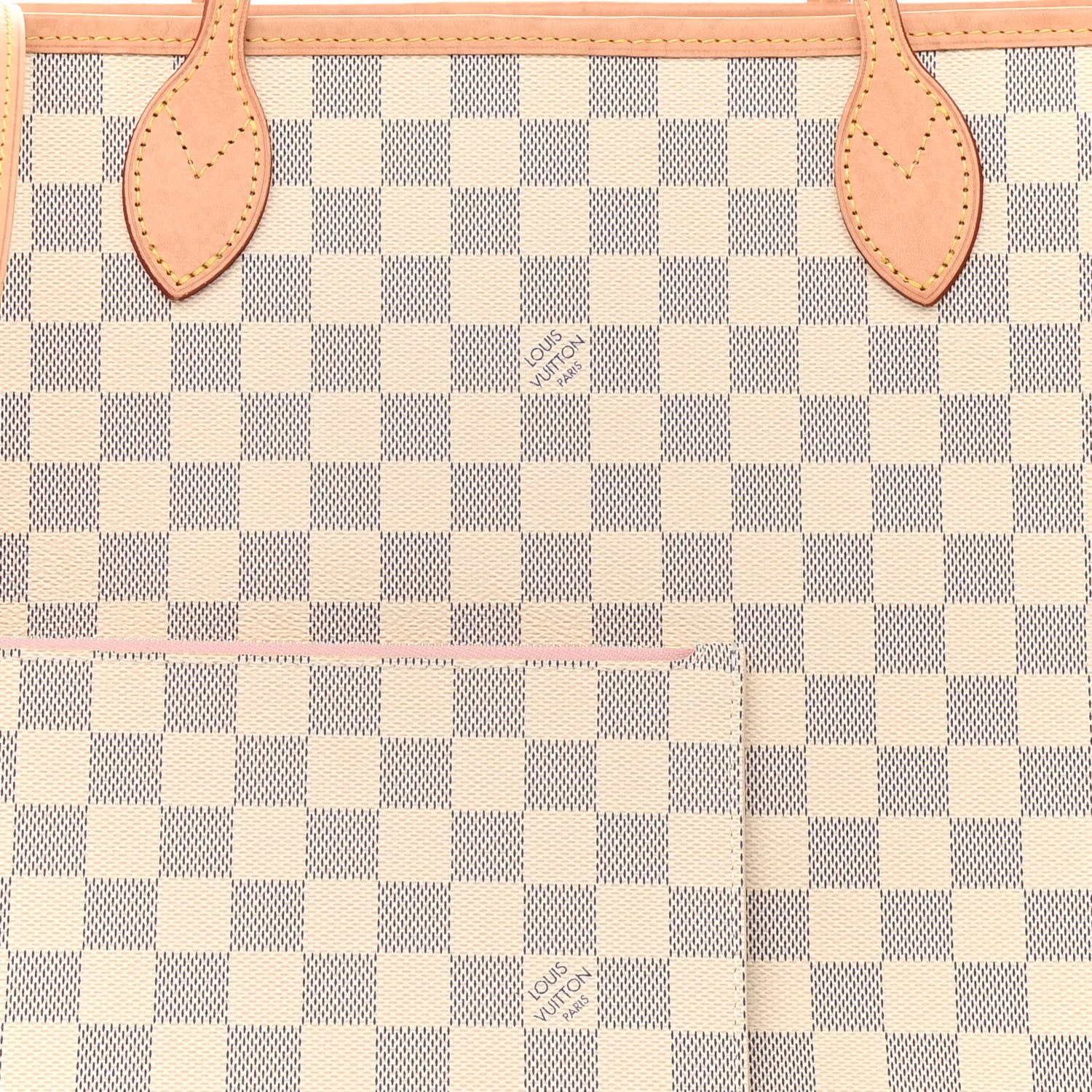 Louis Vuitton Damier Azur Neo Neverfull MM Rose Ballerine 9 of 12