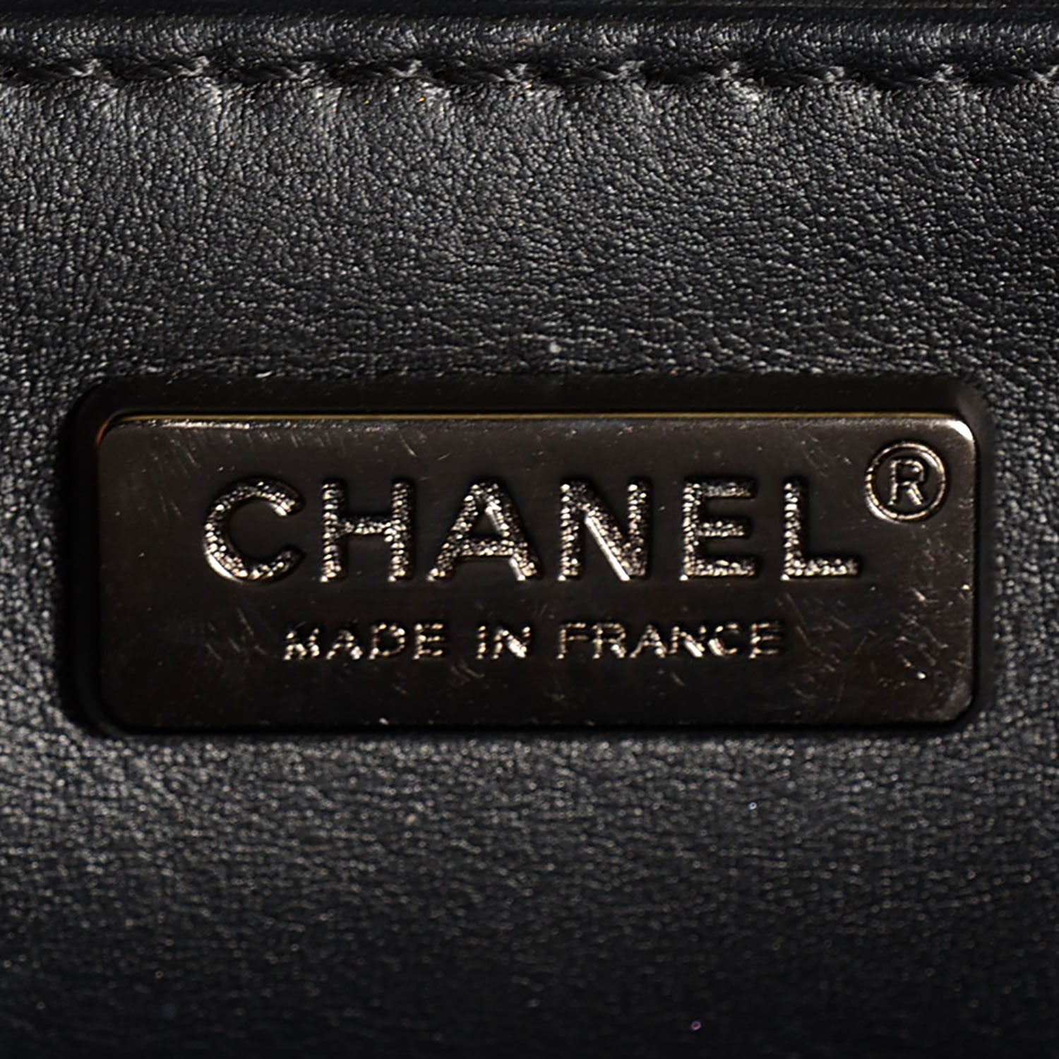 Chanel Matte Python New Medium Boy Flap Black 6 of 7