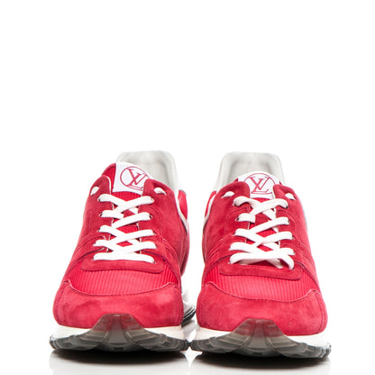 Louis Vuitton Nubuck Suede Run Away Sneakers 36 Framboise 2 of 7