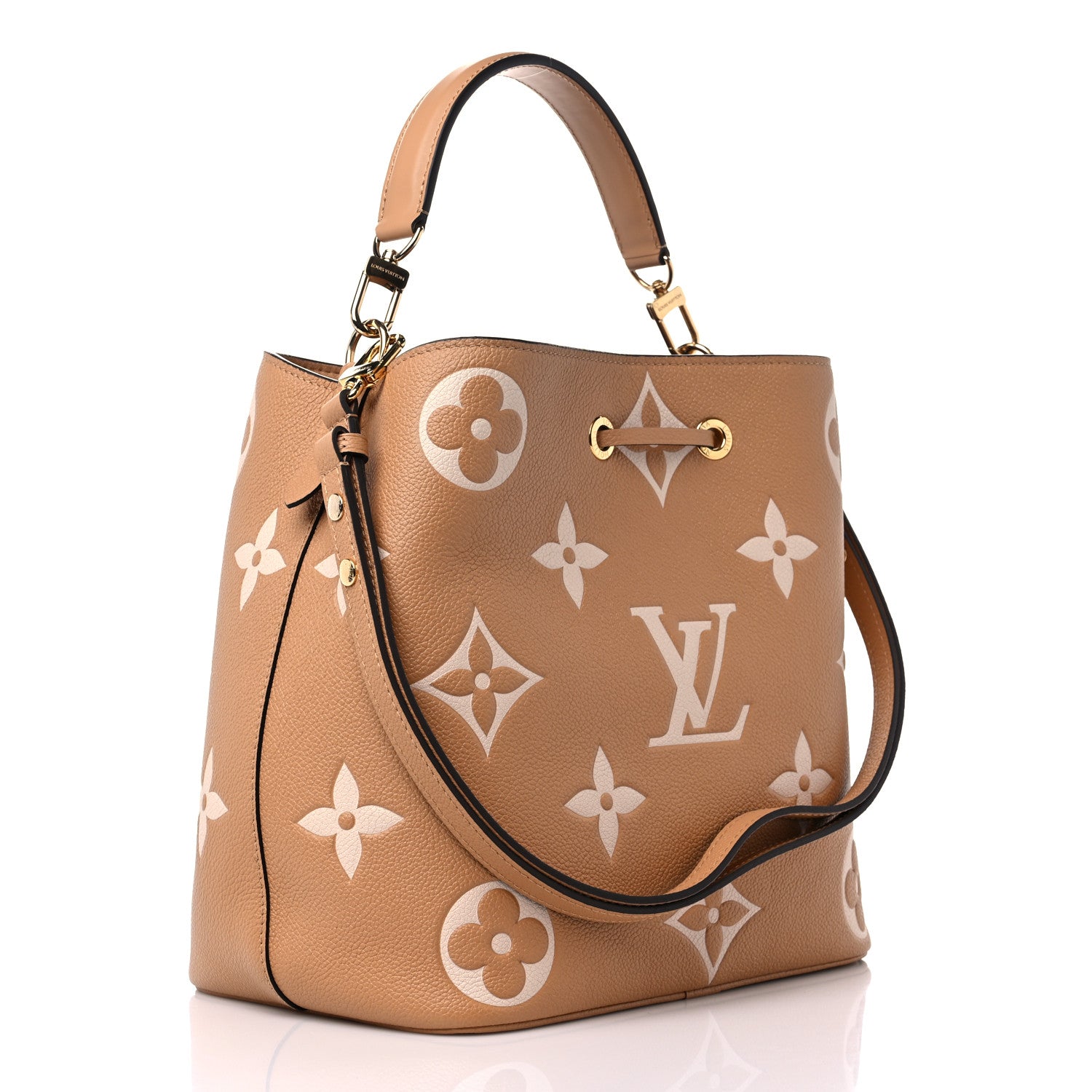 Louis Vuitton Empreinte Monogram Giant Neonoe MM Arizona Beige 4 of 9