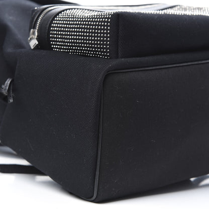 Saint Laurent Canvas City Studded Backpack Black 7 of 9