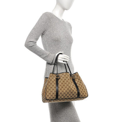 Gucci Monogram Medium Twins Tote Dark Brown 2 of 7