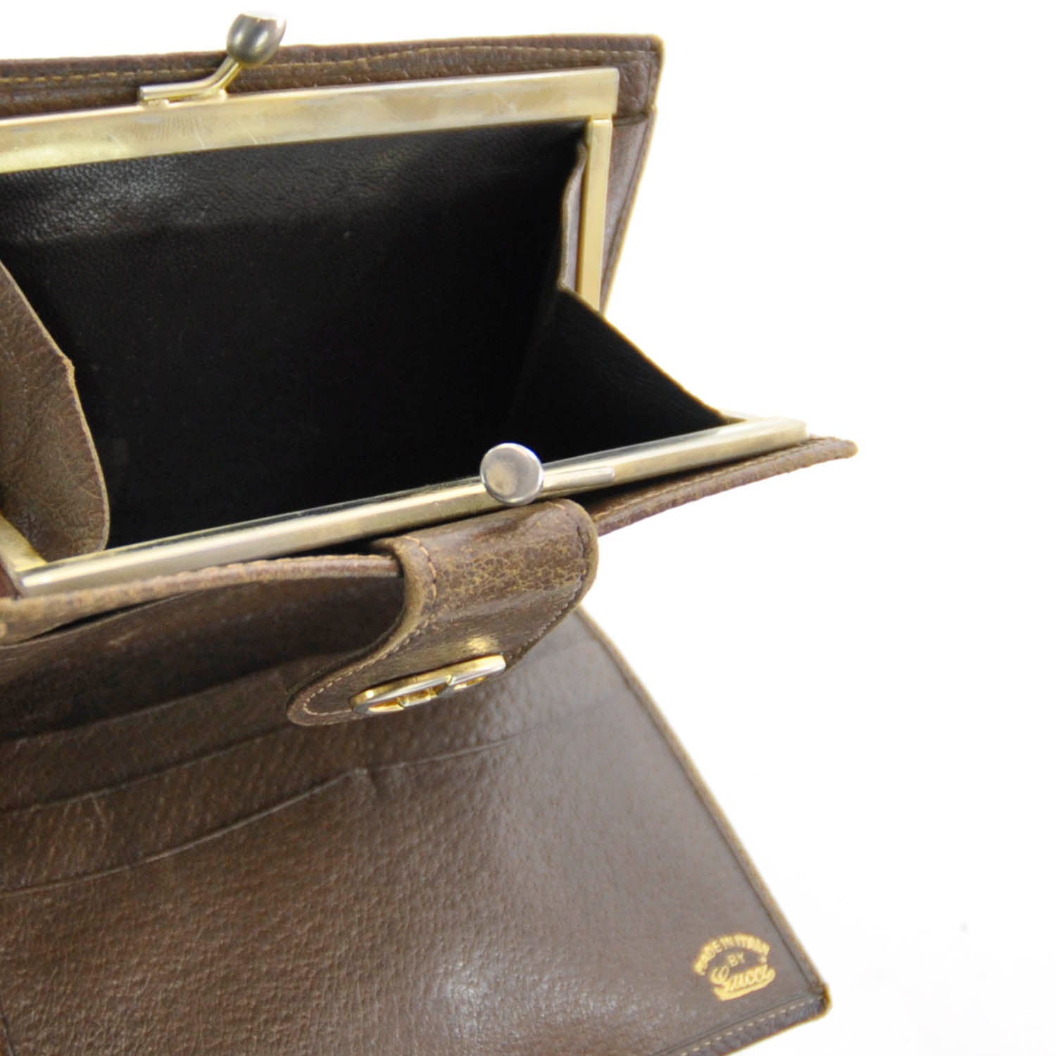 Gucci GG Supreme Monogram Clutch w Wallet 8 of 10