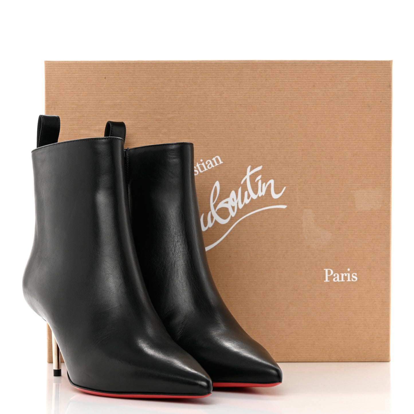 Calfskin Galvafiori Epic Ankle Boots 37 Black