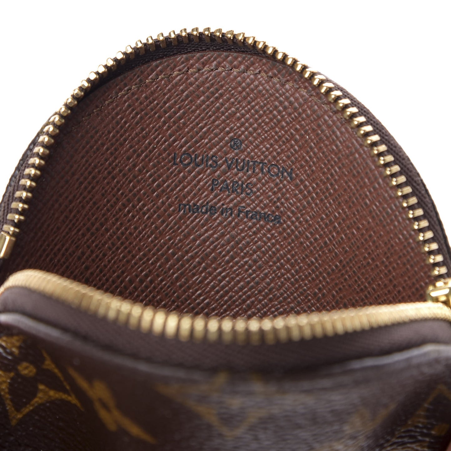 Monogram Round Coin Purse