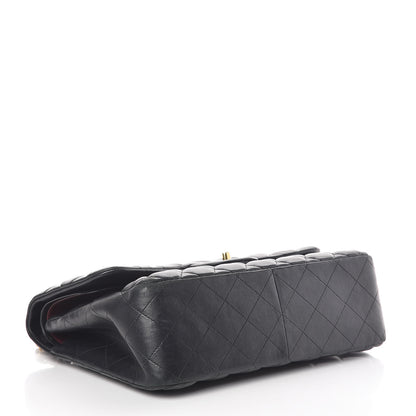 Chanel Lambskin Quilted Jumbo Double Flap Black 4 of 18