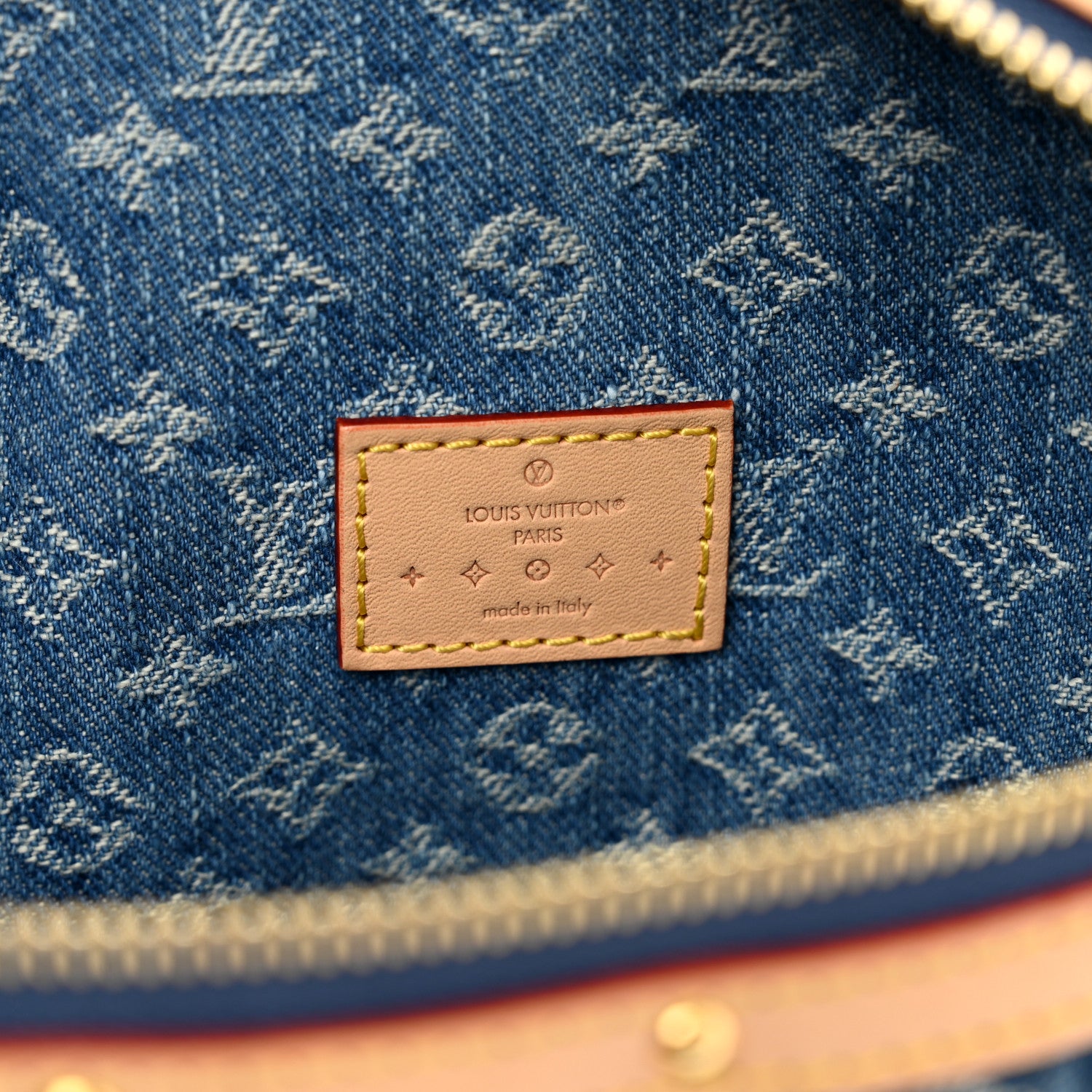 Louis Vuitton Monogram Denim High Rise Bumbag Blue 7 of 10