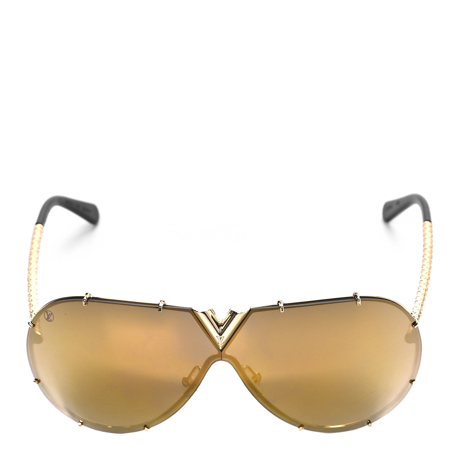Louis Vuitton LV Drive Sunglasses Z0896E Gold 4 of 7