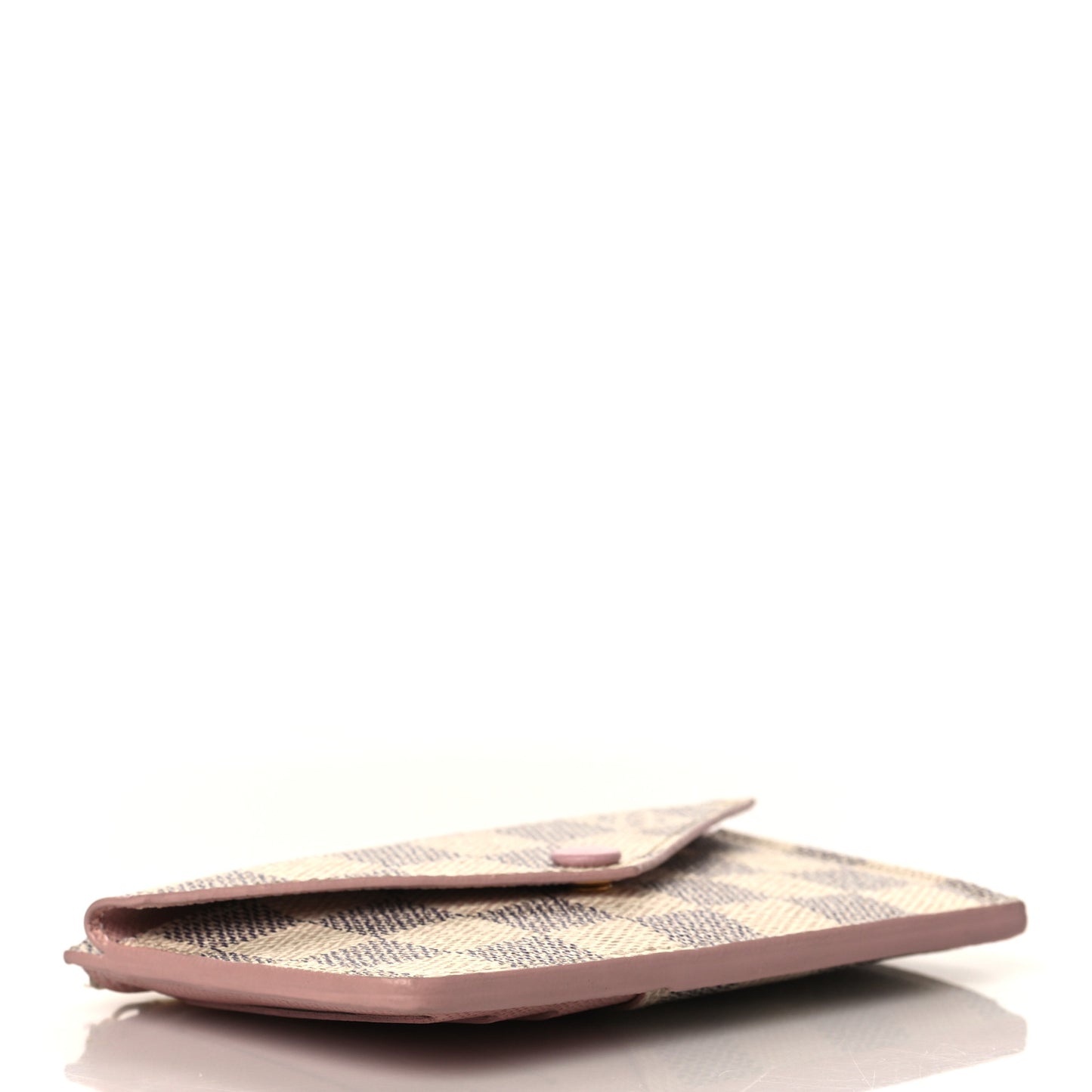 Damier Azur Recto Verso Card Holder Rose Ballerine