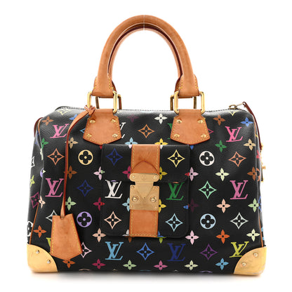 Louis Vuitton Monogram Multicolor Speedy 30 Black 1 of 13